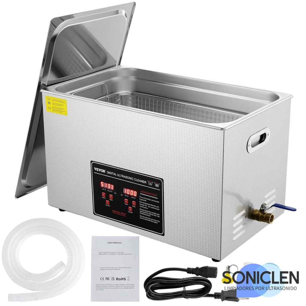 VEVOR limpiador ultrasónico de 30L para taller